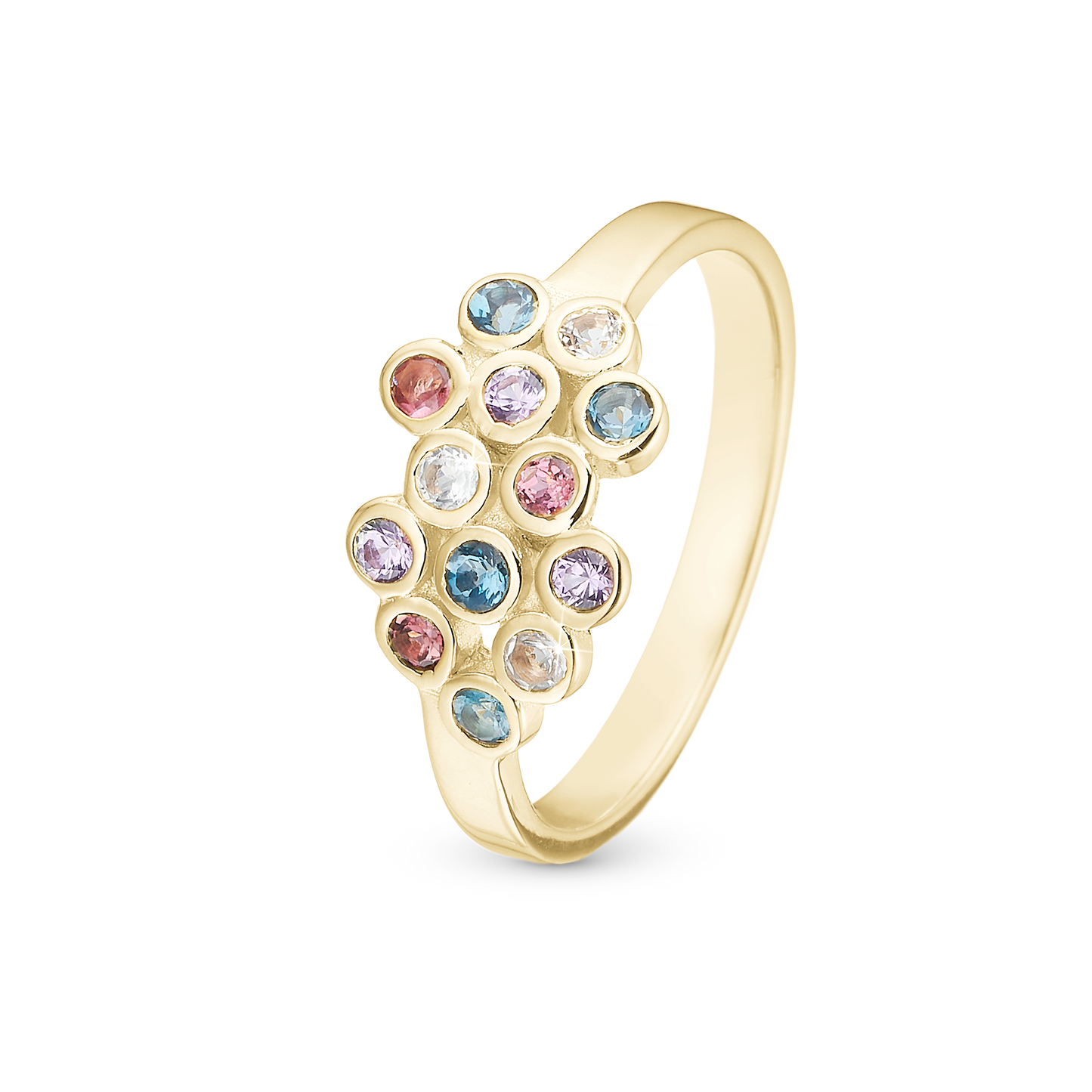 Christina Jewelry Colourful Champagne ring
