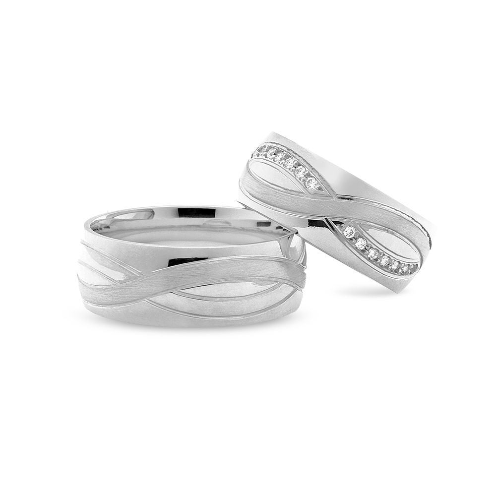 Nuran Vielses ringe A3233 0,28ct om14kt Hvidguld (pris fra 19.900,00,- pr. stk.)