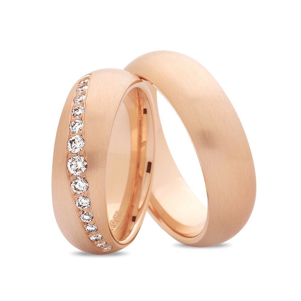 Nuran Vielses ringe A3364 14kt Rosaguld (pris fra 19.700,00,- pr. stk.)