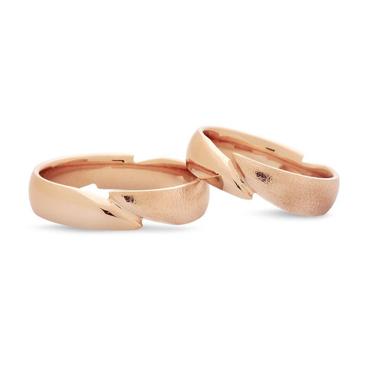 Nuran Vielses ringe A3438 14kt Rosaguld (pris fra 10.600,00,- pr. stk.)