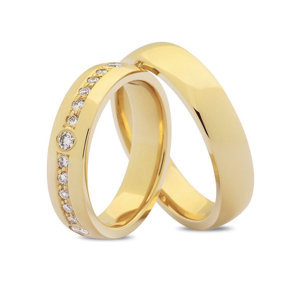 Nuran Vielses ringe A3504 0,40ct, 14kt Rødguld (pris fra 17.400,00,- pr. stk.)