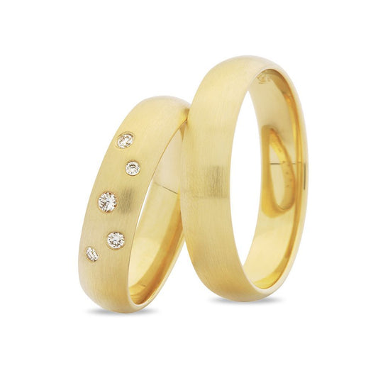 Nuran Vielses ringe A3506 0,08ct, 14kt Rødguld (pris fra 9.775,00,- pr. stk.)