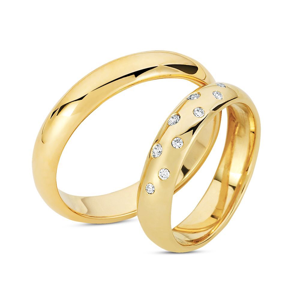Nuran Vielses ringe A3532 0,12ct, 14kt Rødguld (pris fra 12.850,00,- pr. stk.)