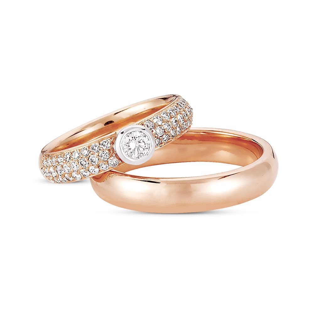 Nuran Vielses ringe A3614 14kt Rosaguld (pris fra 13.075,00,- pr. stk.)