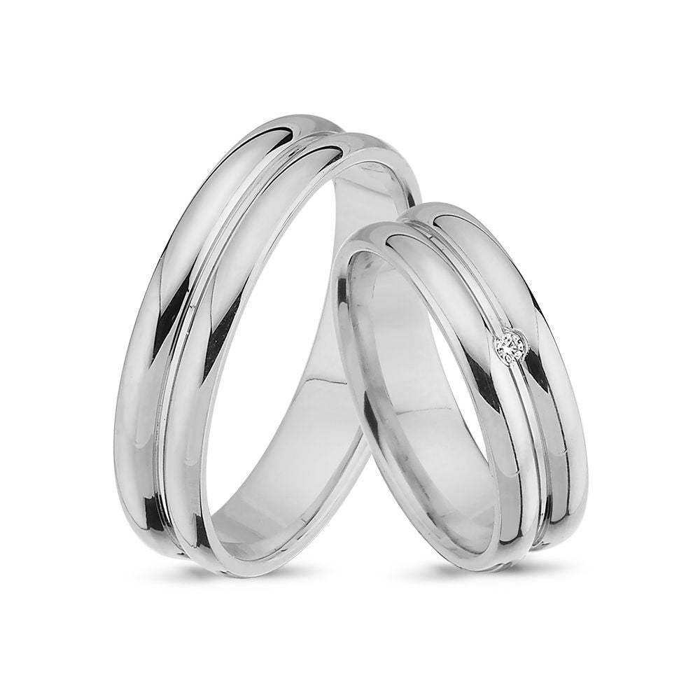 Nuran Vielses ringe A3830-S 1x0,01ct, Sølv (pris fra 1.400,- pr. stk.)