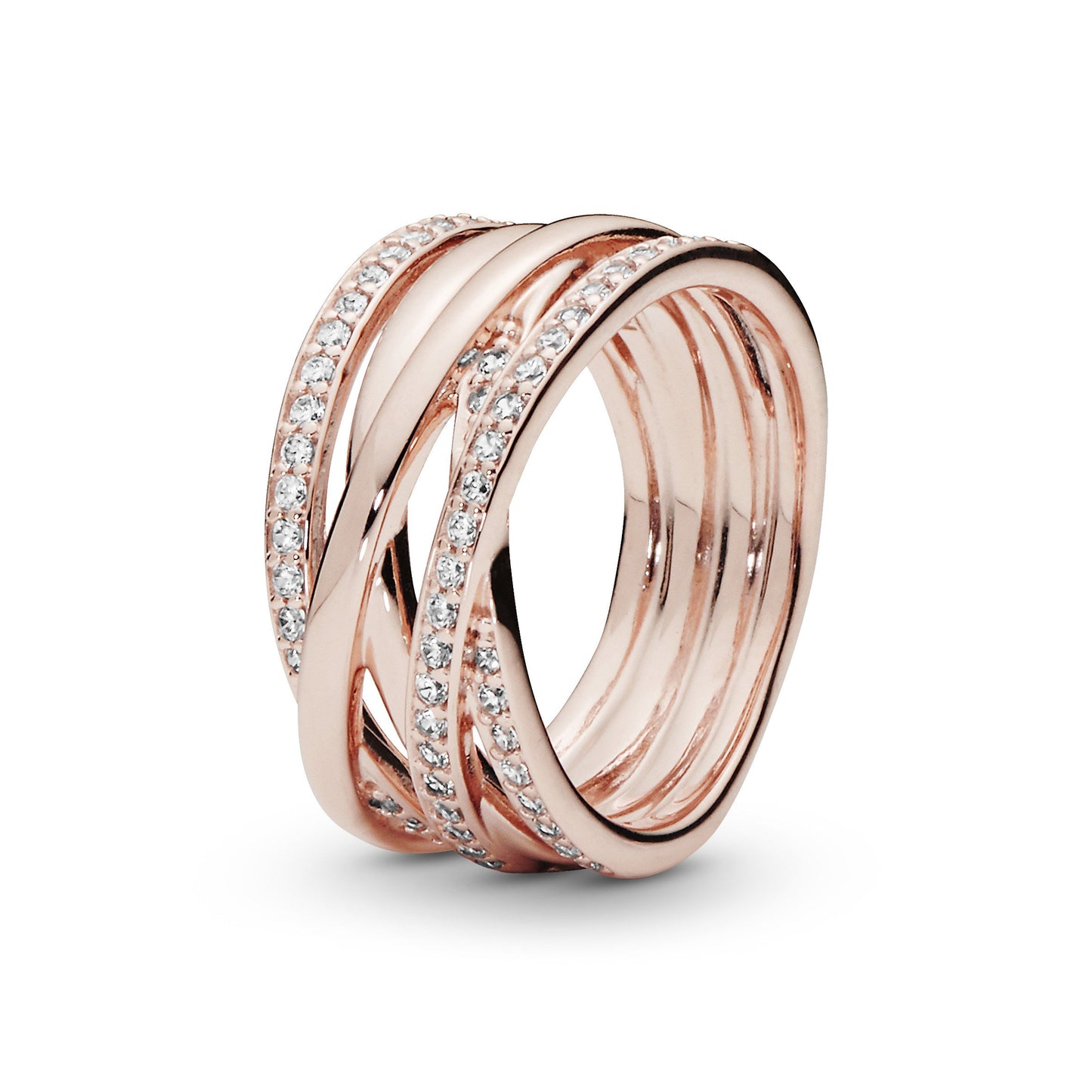 Pandora Sparkling & Polished Line Ring