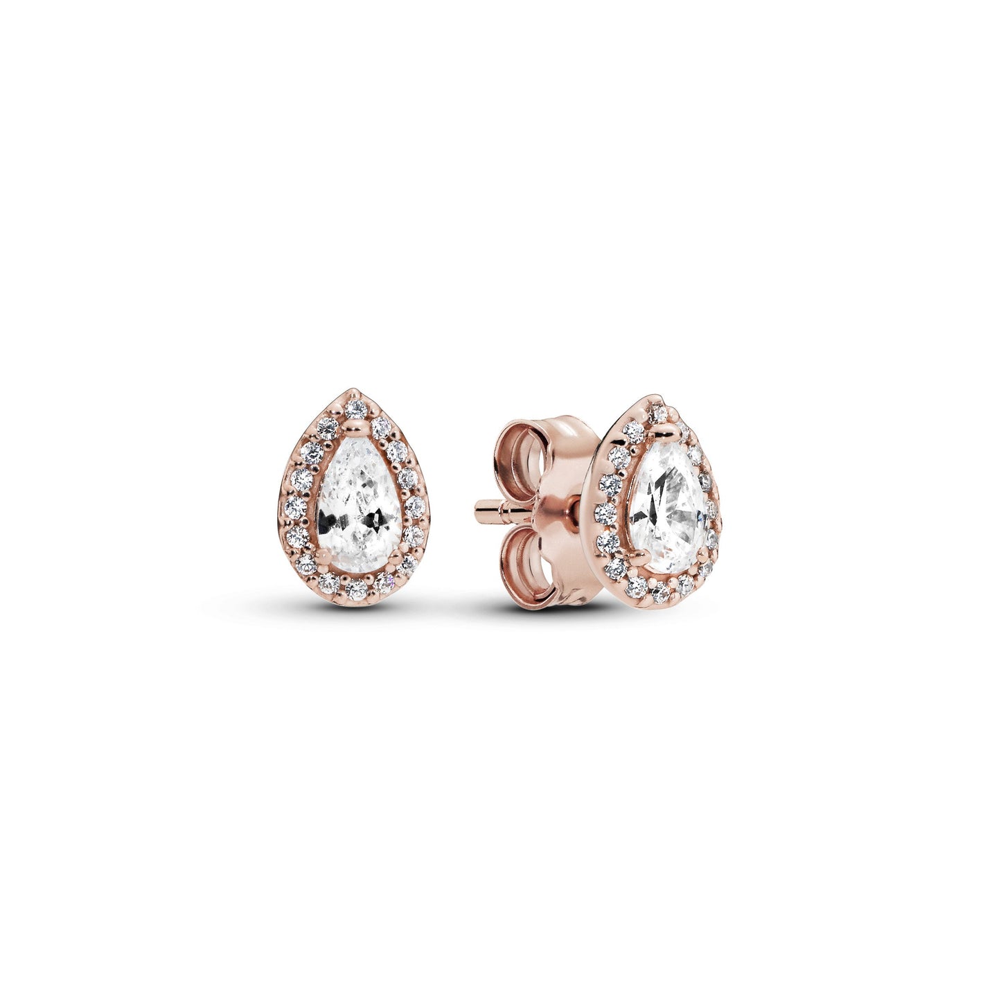 Pandora Teardrop Halo Ørestikker