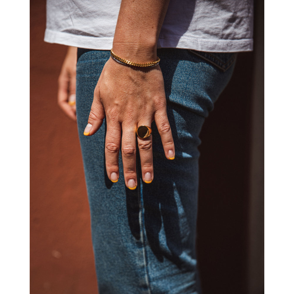 Ix Studios Oval Signet ring
