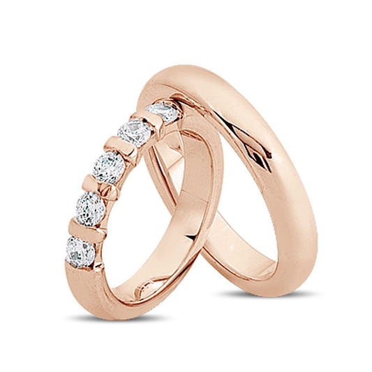 Nuran Vielses ringe L1783 14kt Rosaguld (pris fra 8.550,- pr. stk.)