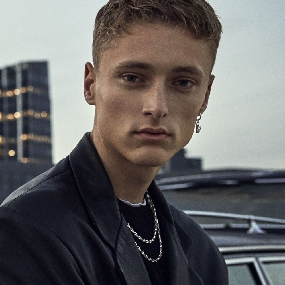 Georg Jensen Reflect Single Drop Earring Silver