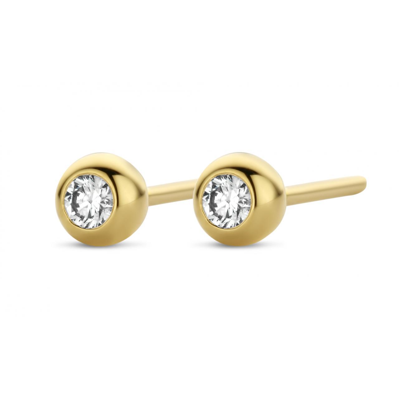Spirit Icons Belle øreringe 14 kt. rødguld