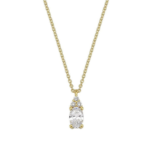 Nuran Dahlia Vedhæng 0,31ct, 14kt Rødguld