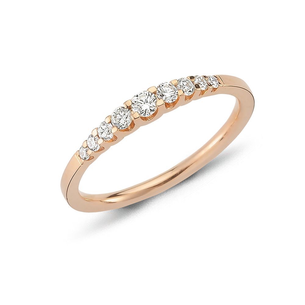 Nuran Empire ring 0,24ct 14kt Rosaguld