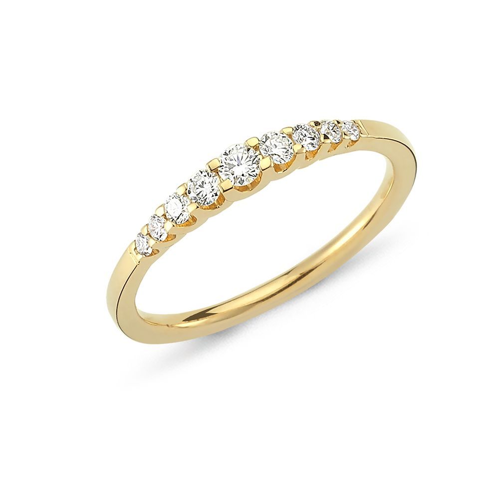 Nuran Empire ring 0,24ct 14kt Rødguld