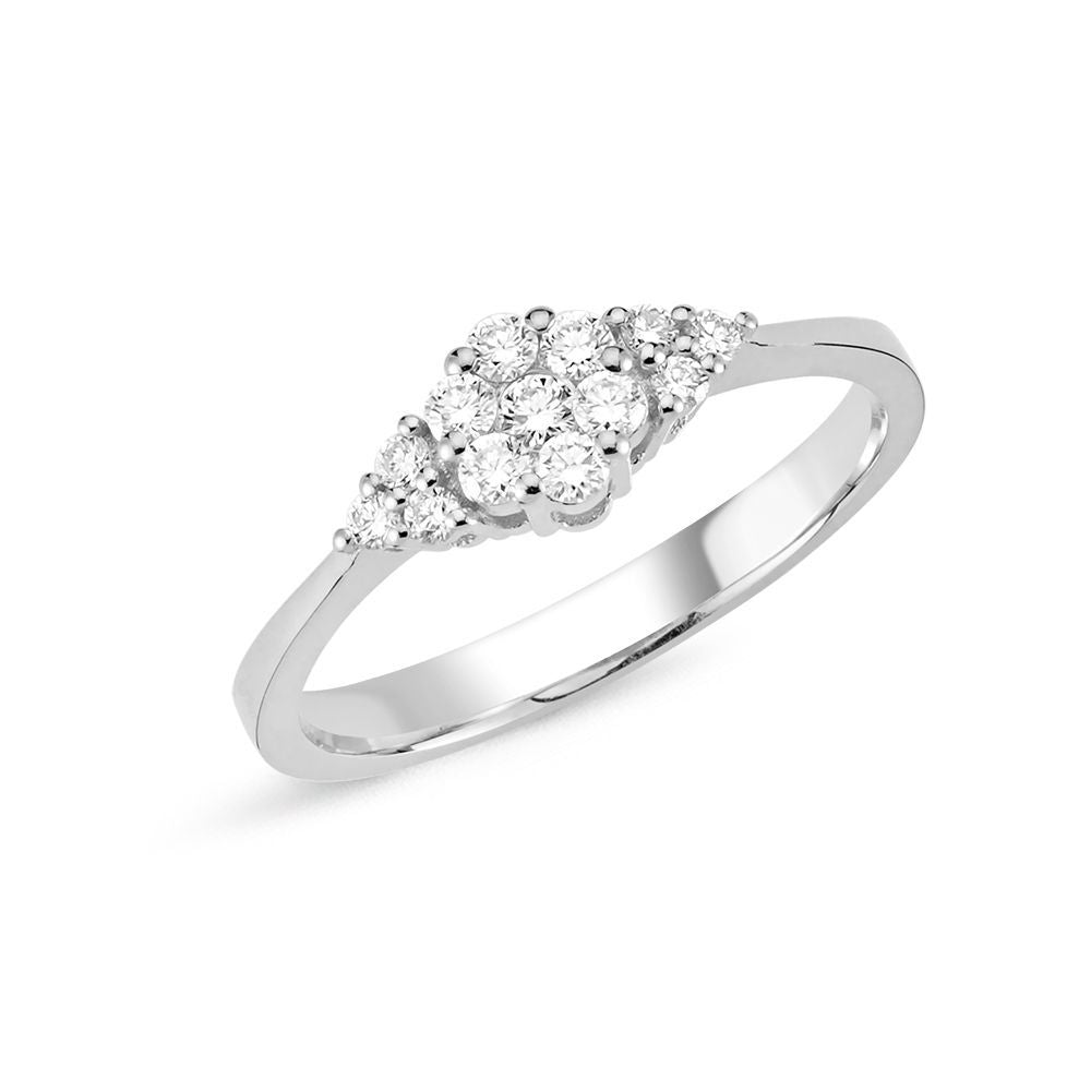 Nuran Lilja ring 0,30ct 14kt Hvidguld