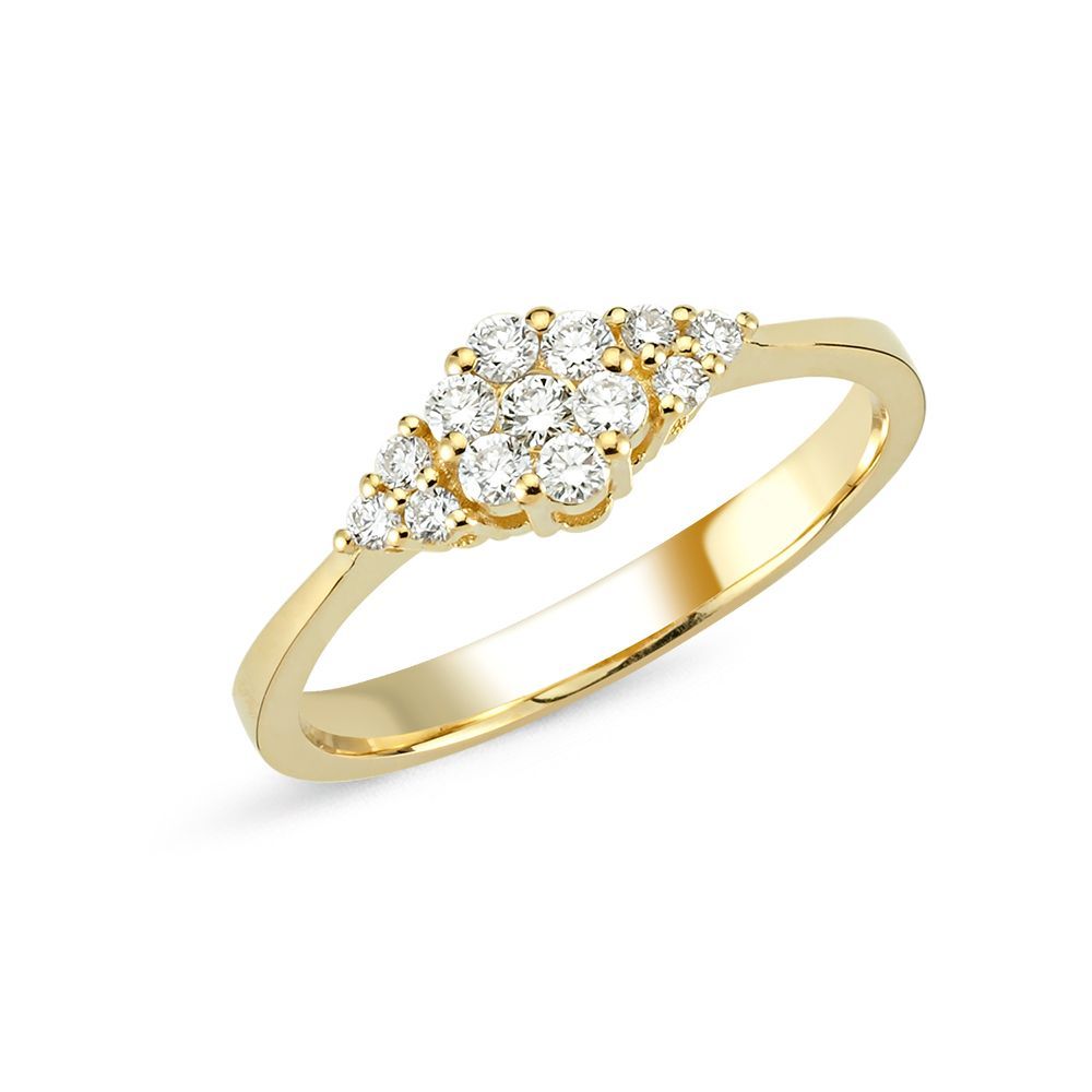 Nuran Lilja ring 0,30ct 14kt Rødguld