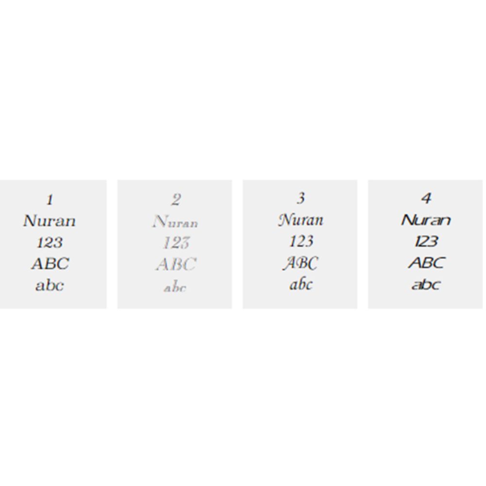 Nuran Vielses ringe A3438 14kt Hvidguld (pris fra 10.600,00,- pr. stk.)