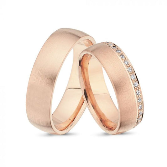 Nuran Vielses ringe A4062 14kt Rosaguld (pris fra 14.825,00,- pr. stk.)