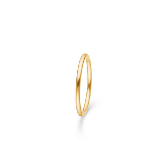 Mads Z Poetry Plain ring 14 kt. guld
