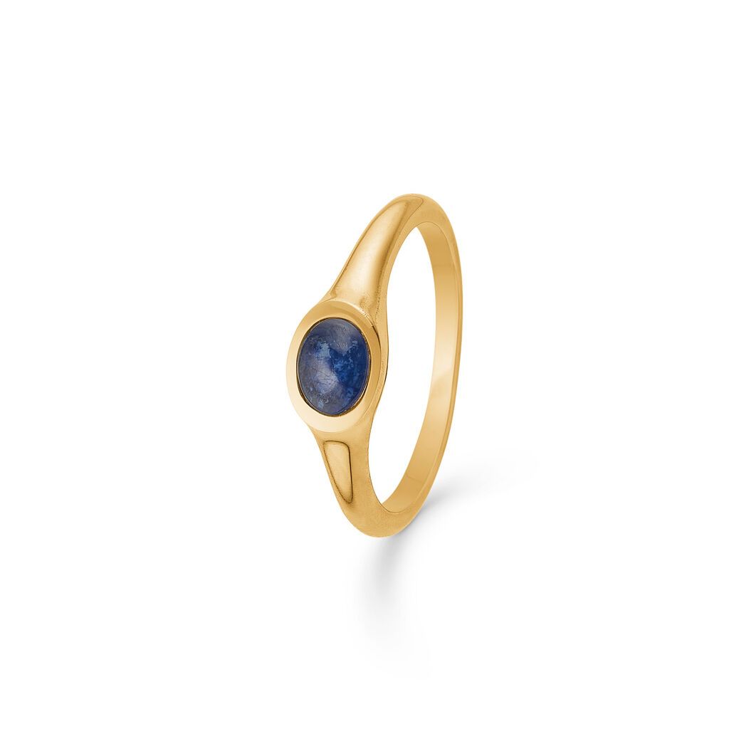 Mads Z Cabochon ring 14 kt. med safir