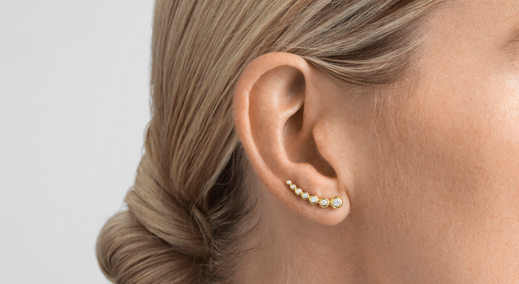 Georg Jensen ear cuffs