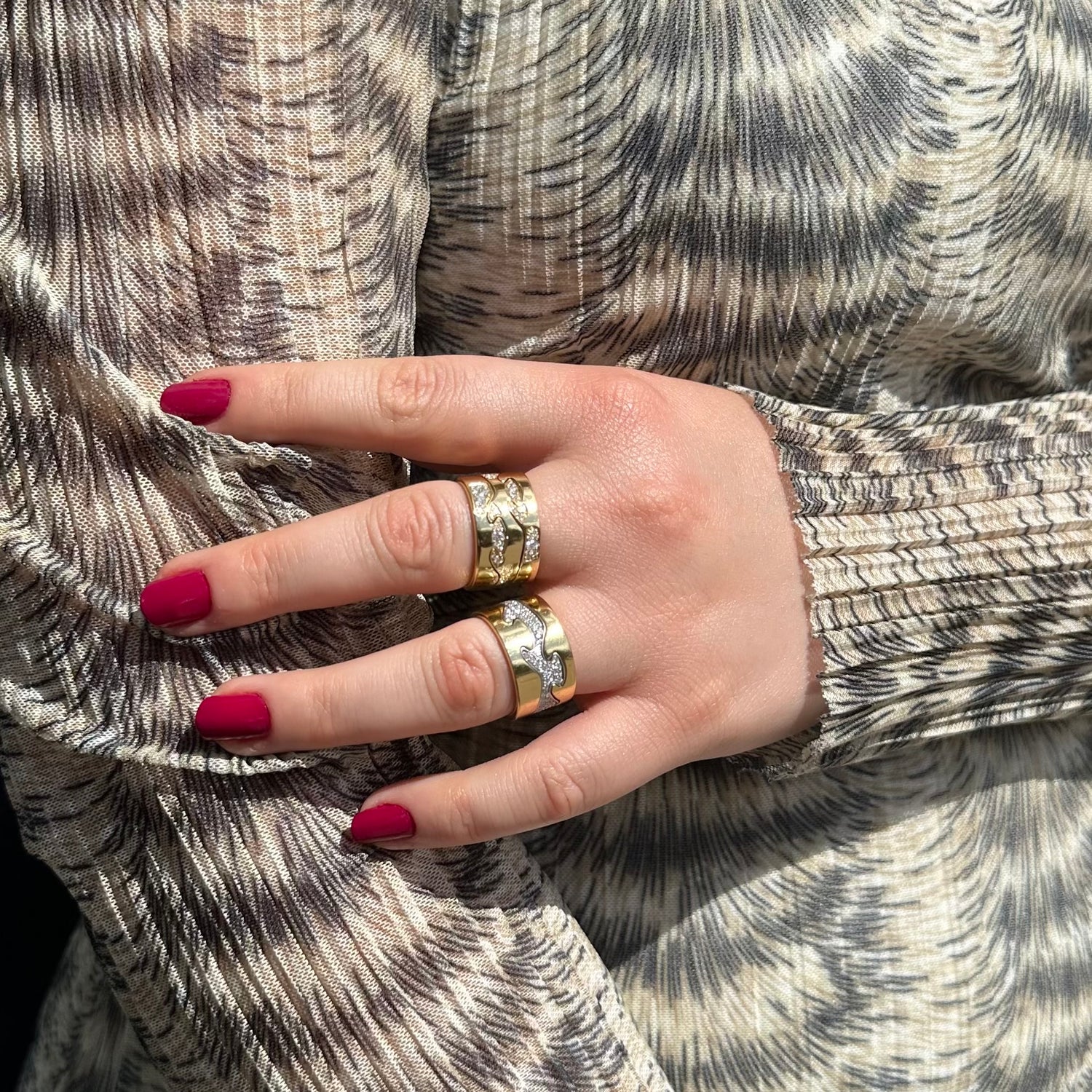Rødguld ringe