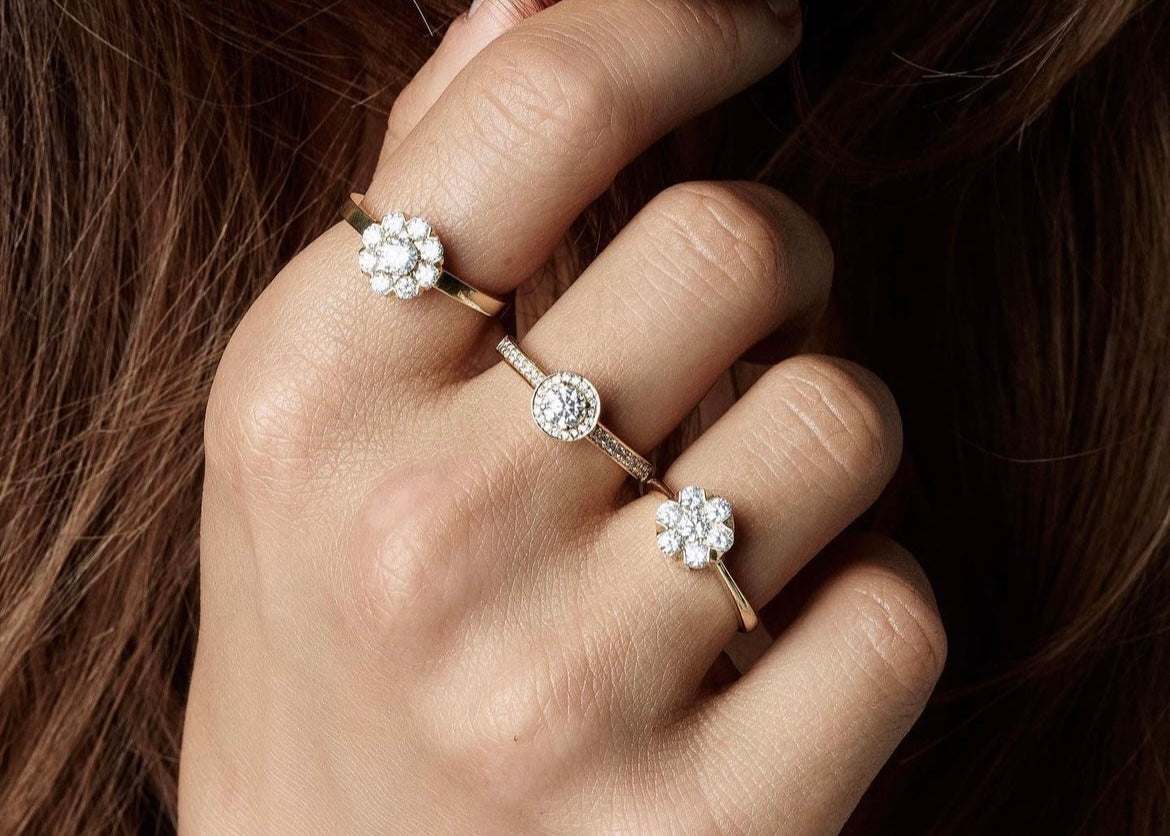 Hvidguld ringe