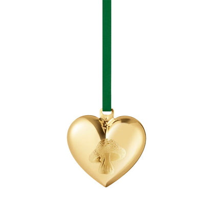 Georg Jensen 2023 Julehjerte med svampemotiv
