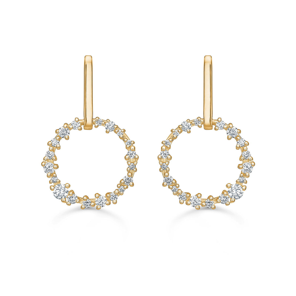 Mads Z 14 kt. ørestik Lucia 0,50 ct. W.SI