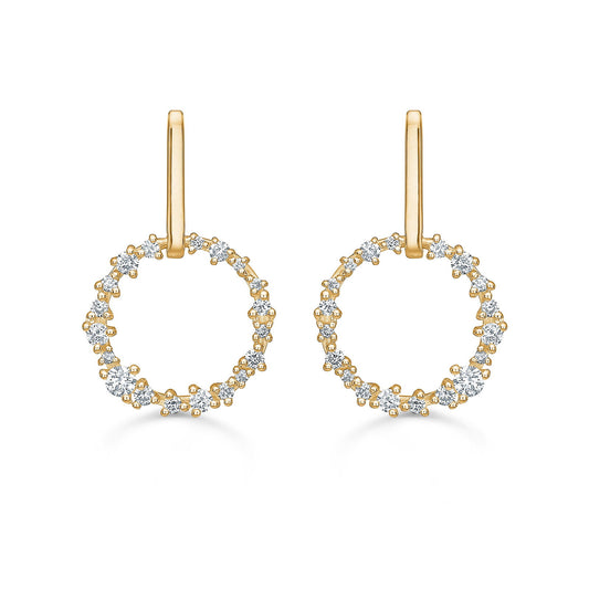 Mads Z 14 kt. ørestik Lucia 0,50 ct. W.SI