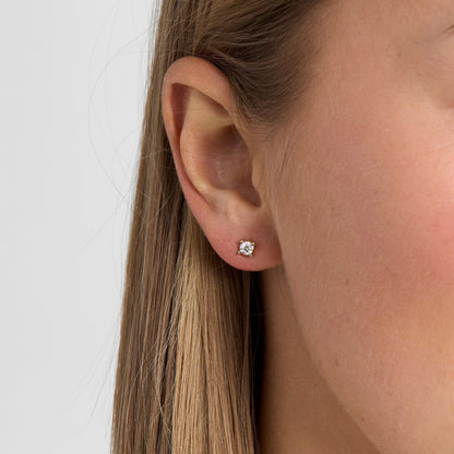 Mads Z ørestik "Crown" med 0,40ct. brillant W.SI
