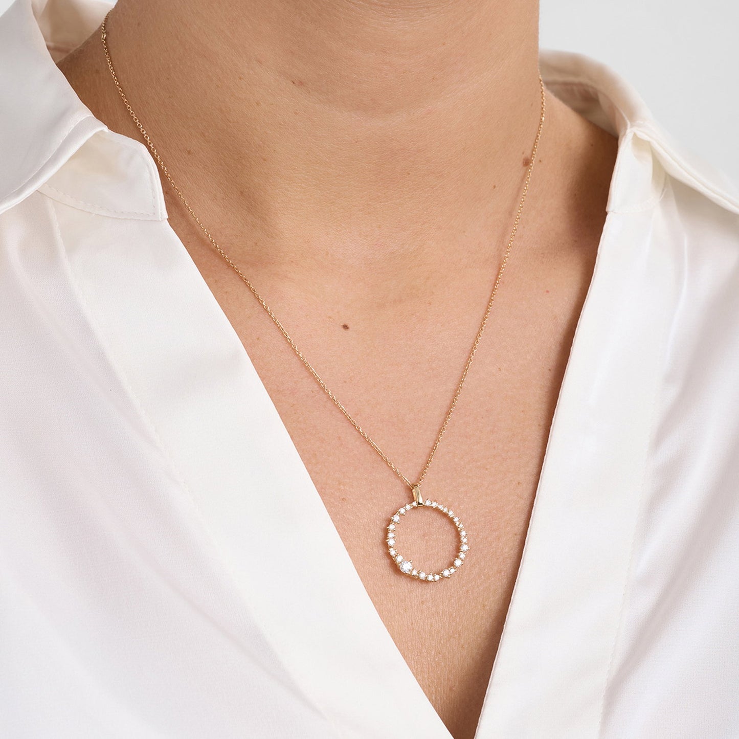 Mads Z 14 kt. vedhæng Lucia 0,50 ct. W.SI