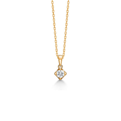 Mads Z vedhæng "Crown" med 0,16ct. brillant W.SI