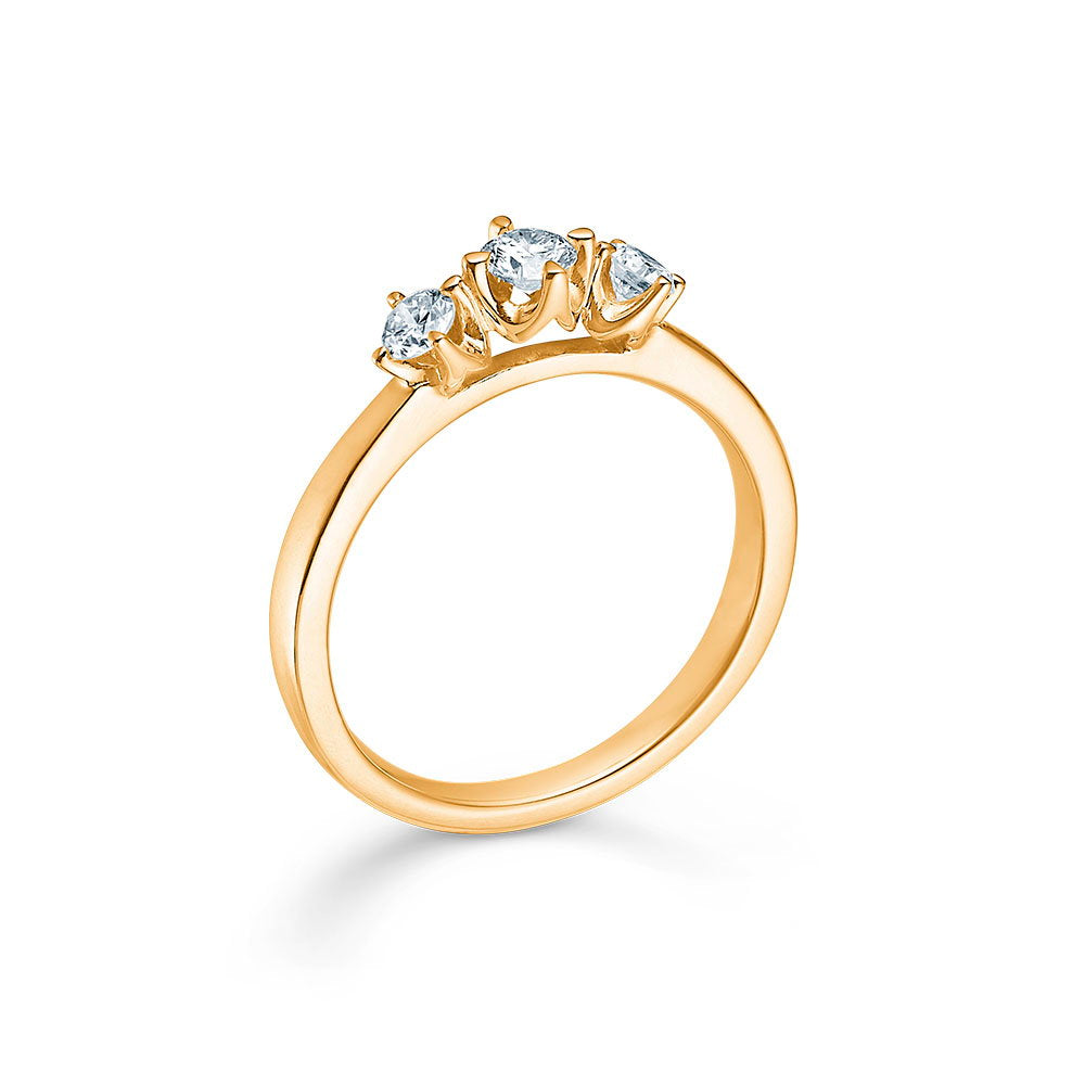 Mads Z ring Crown Trinity med 0,34 ct. brillant W.SI