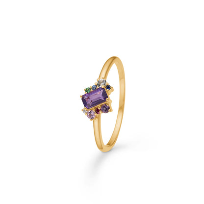 Mads Z 14 kt. ring Four Seasons-Summer Petite m. ametyst