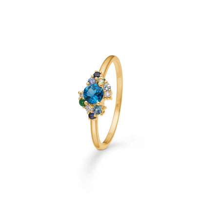 Mads Z 14 kt. ring Four Seasons-Winter Petite m. LBT, safir