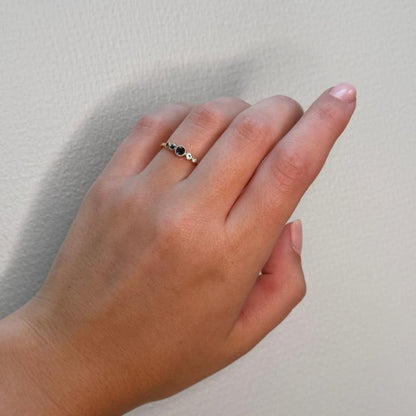 Mads Z "Blue Poetry" 14 kt. ring m. London Blue Topas