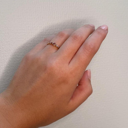 Mads Z "Pink Poetry" 14 kt. ring m. Pink Turmalin