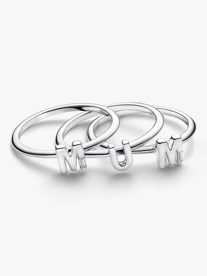 Pandora MUM Bogstaver Delbar Ring