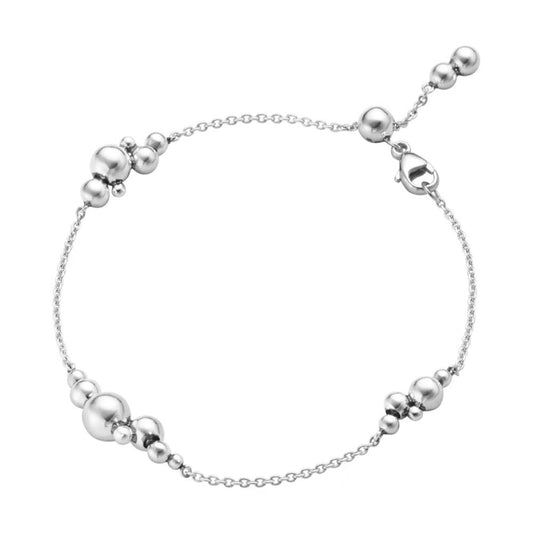 Georg Jensen Grape Chain Bracelet 3 Clouds silver
