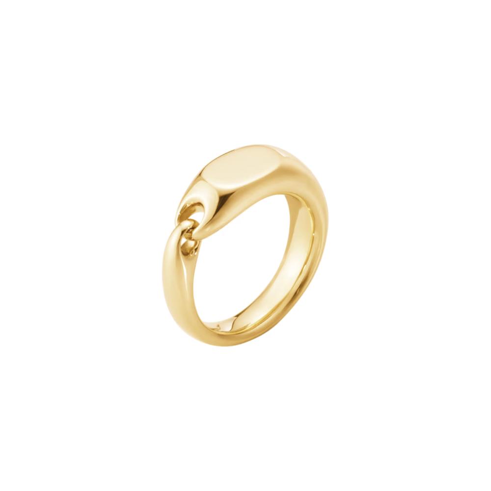 Georg Jensen Reflect Signet Ring 18 kt