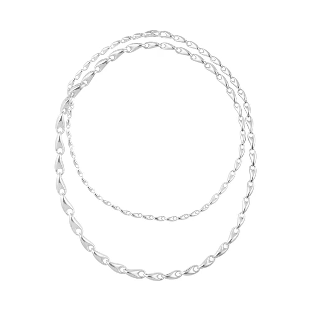 Georg Jensen Reflect Graduated Necklace silver