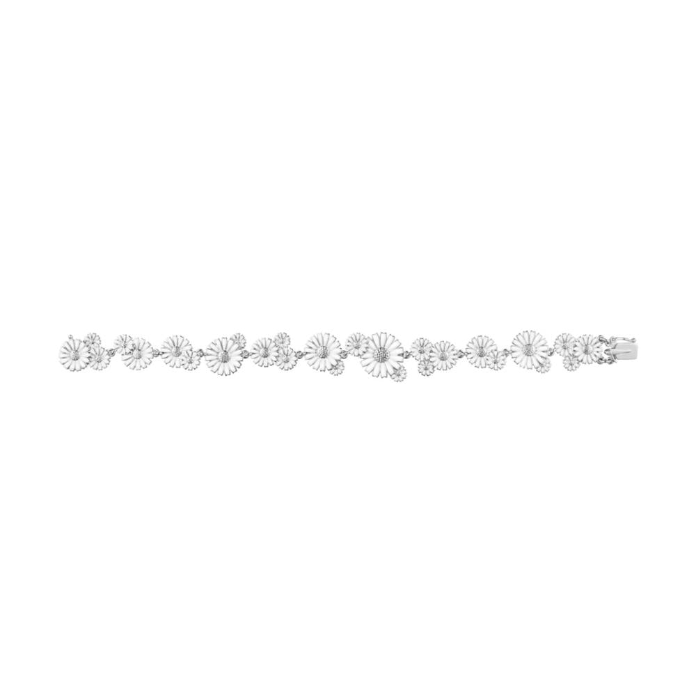 Georg Jensen Daisy Layered Row Bracelet silver