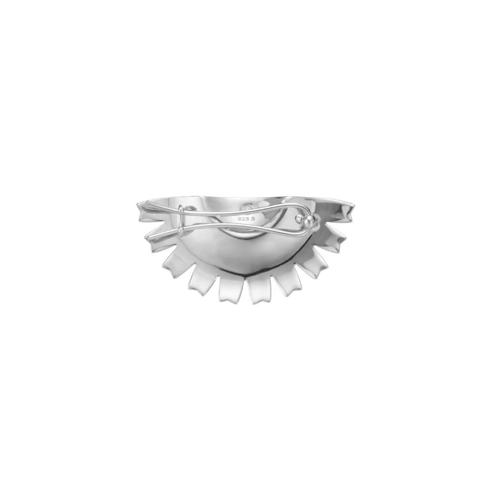 Outlet Georg Jensen Half Flower Hariclip silver