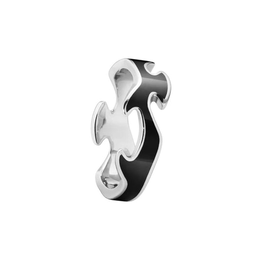 Georg Jensen Fusion Black Centre Ring