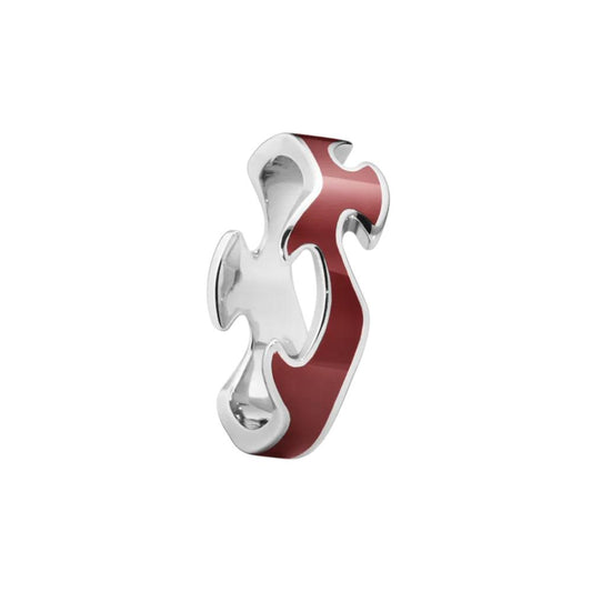 Georg Jensen Fusion Red Centre Ring