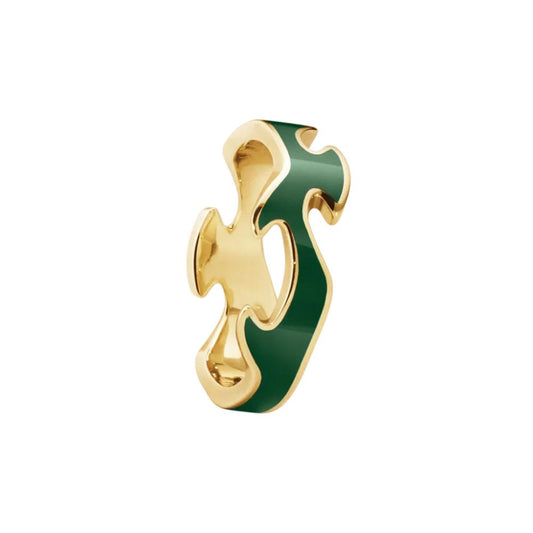 Georg Jensen Fusion Green Centre Ring