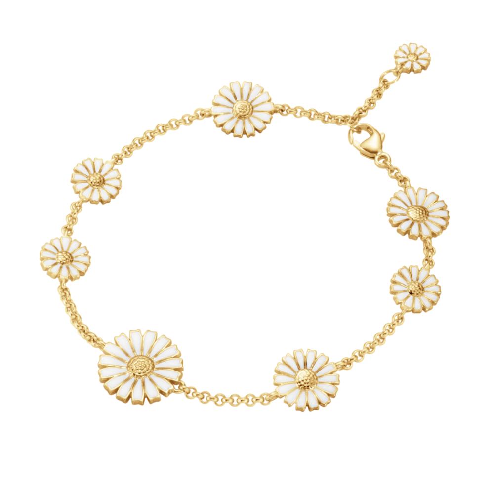 Georg Jensen Daisy 8 Flower bracelet