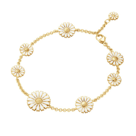 Georg Jensen Daisy 8 Flower bracelet