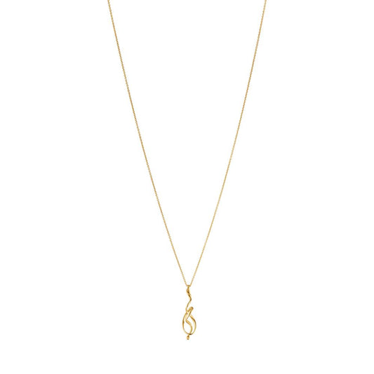 Georg Jensen Forget-Me-Knot Pendant YG